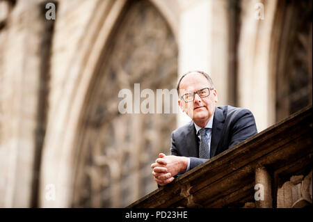 Bart De Smet, amministratore delegato di una società di assicurazioni Ageas (Belgio, 05/04/2017) Foto Stock