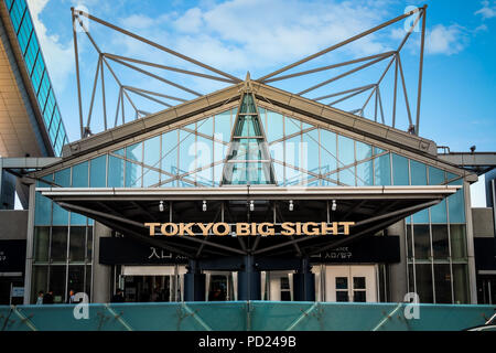 TOKYO, Giappone - 19 Aprile 2018: Tokyo Big Sight ufficialmente conosciuta come Tokyo International Exhibition Center in Odaiba è il più grande Covention Center in J Foto Stock