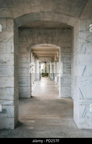 Archi esterni di Swannanoa Palace in Afton, Virginia Foto Stock