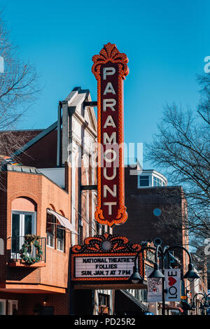 Paramount Theatre di Charlottesville, Virginia Foto Stock