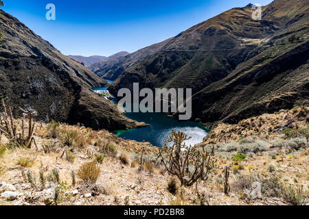Né Yauyos-Cochas riserva paesaggistica nelle Ande di Lima, Perù. Foto Stock