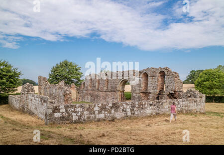 White Ladies Priory o Brewood Priory, Shropshire, Inghilterra, Regno Unito Foto Stock