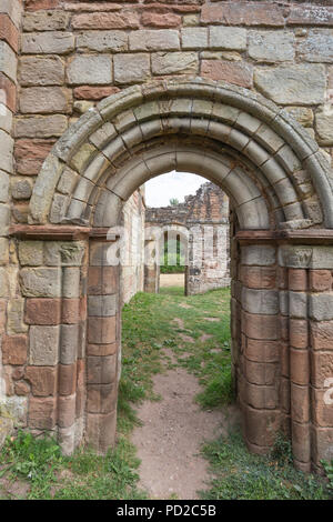 White Ladies Priory o Brewood Priory, Shropshire, Inghilterra, Regno Unito Foto Stock