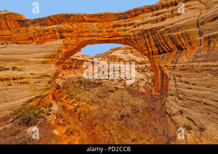 Sipapu Bridge in ponti naturali monumento nazionale Foto Stock