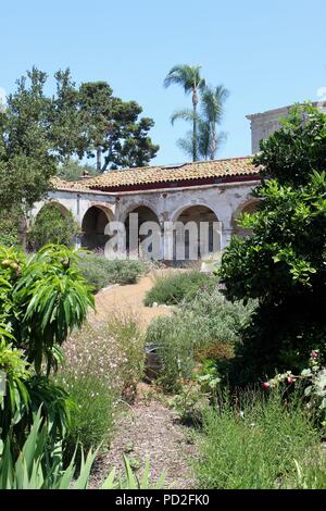 La missione di San Juan Capistrano, California Foto Stock