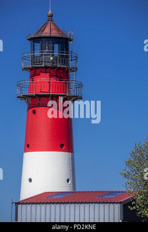 Faro di Büsum, Büsum, Schleswig-Holstein, Germania Foto Stock