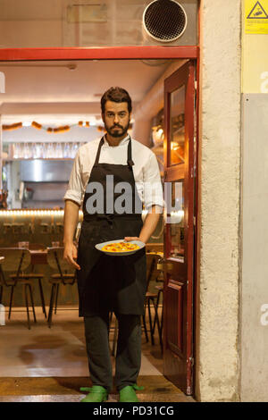 Agua pela Barba ristorante, Lisbona, Portogallo Foto Stock