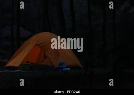 Tenda da campeggio Foto Stock