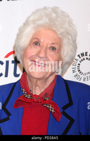 Beverly Hills, Ca. Xv Sep, 2018. Charlotte Rae al "fatti di vita" trentacinquesimo anniversario Reunion al Paley Centre for Media in Beverly Hills, CA il 15 settembre 2014. Credito: David Edwards/Daily Celeb/media/punzone Alamy Live News Foto Stock