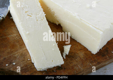 Inglese formaggio Cheshire Foto Stock