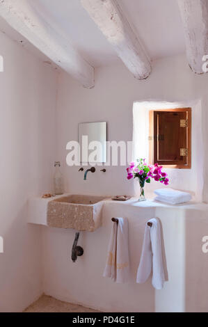 Bagno rustico Foto Stock