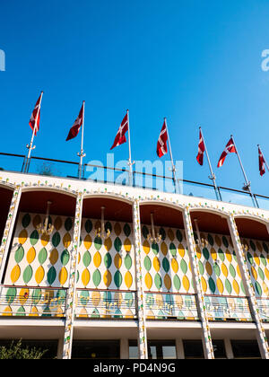 Il Tivoli Concert Hall, i Giardini di Tivoli, Copenaghen, Zelanda, Danimarca, l'Europa. Foto Stock