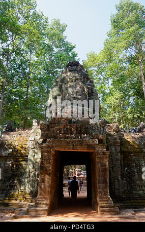 Ta Som tempio di Angkor, Cambogia. Foto Stock