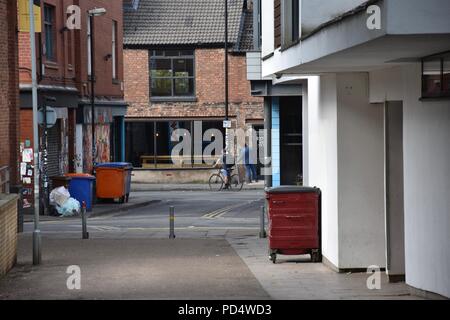 Il centro della città di Manchester, street photography, la vita di tutti i giorni Foto Stock