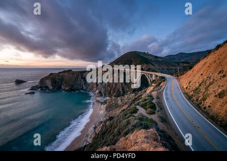 Big Sur e la costa della California Foto Stock