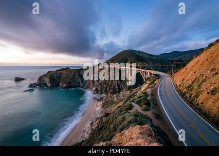 Big Sur e la costa della California Foto Stock