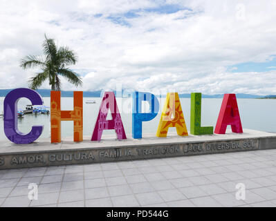 CHAPALA-MESSICO-Set 25, 2017: Chapala è una città e comune nella zona centrale dello stato messicano di Jalisco, situato sulla riva nord del lago Chapala, Foto Stock