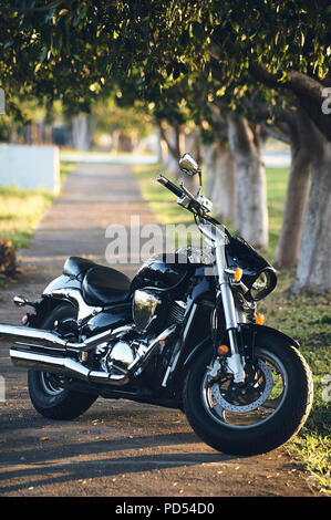 MERIDA, YUC/MESSICO - Feb 12, 2017: Suzuki Boulevard M50 moto 805cc V-Twin motore, per esterno Foto Stock