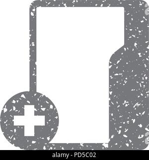 Icona grunge - Cartella Illustrazione Vettoriale