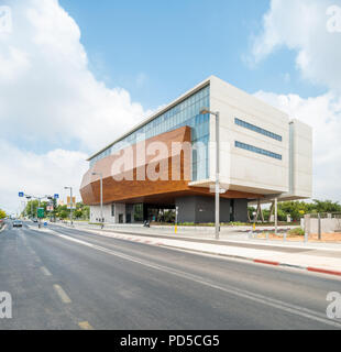 Israele Ramat Aviv - 3 Agosto 2018: vista esterna della Steinhardt Museo di Storia Naturale, Tel Aviv University Foto Stock
