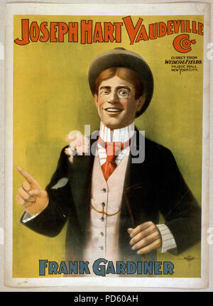 Joseph Hart Vaudeville Co. direttamente da Weber & Campi Music Hall di New York City. ca 1899 Foto Stock