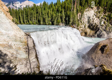 Wapta Falls Rainbow Foto Stock