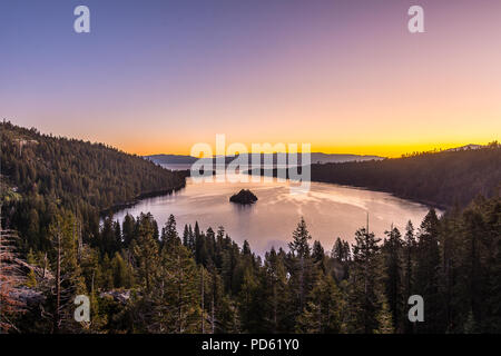 Emerald Bay State Park Foto Stock