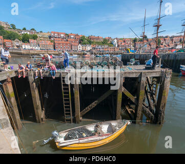 Whitby. North Yorkshire. Foto Stock