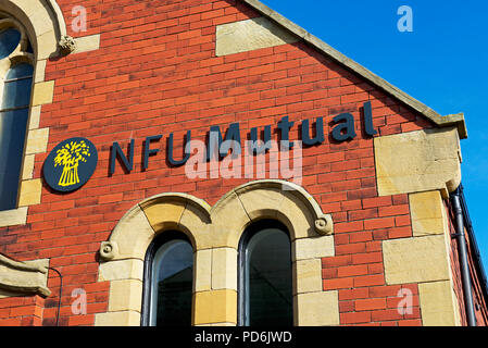 Segno - NFU reciproca sulla vecchia cappella, England Regno Unito Foto Stock