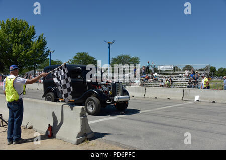 Holeshot cittadini, Drag Race Boise, Idaho, Stati Uniti d'America Foto Stock