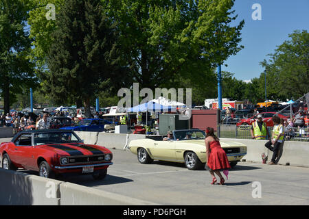 Holeshot cittadini, Drag Race Boise, Idaho, Stati Uniti d'America Foto Stock