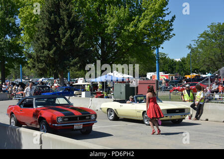 Holeshot cittadini, Drag Race Boise, Idaho, Stati Uniti d'America Foto Stock