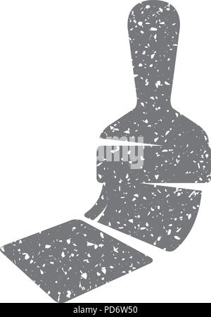 Icona grunge - pennello Illustrazione Vettoriale