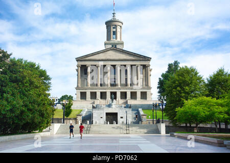 La Tennessee State Capitol Building, Nashville, Tennessee, Stati Uniti d'America Foto Stock