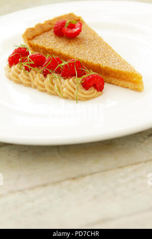 Piastrate tracle tart dessert Foto Stock