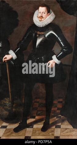 Andres Lopez Polanco, attribuito a - Filippo III di Spagna (1578 - 1621) - Foto Stock