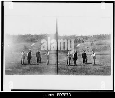 Andrew Carnegie e festa in Sant Andrea golf links, Westchester Co., New York Foto Stock