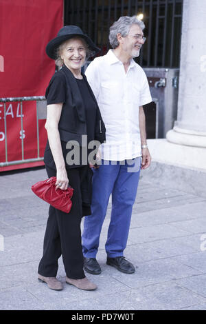 Miguel Rios in concerto - all'esterno degli arrivi con: Marisa Paredes dove: Madrid, Spagna Quando: 06 lug 2018 Credit: Oscar Gonzalez/WENN.com Foto Stock