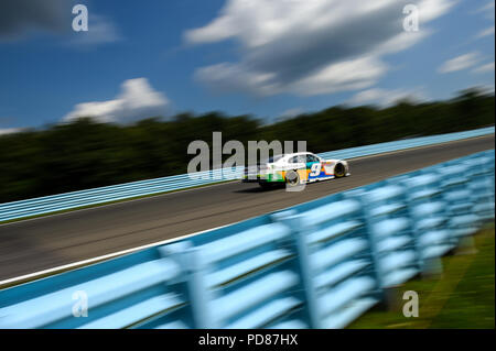 4 agosto 2018: Xfinity NASCAR driver della serie Tyler Reddick (9) durante la NASCAR XFINITY serie mostra Zippo 200 al Glen Sabato, 4 agosto 2018 a Watkins Glen International in Watkins Glen, New York. Ricca Barnes/CSM Foto Stock