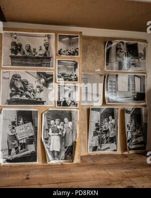 Vecchie fotografie in bianco e nero dal disegno di Londra Club Foto Stock