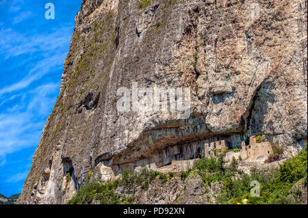 Italia Trentino Castello San Gottardo sopra Mezzocorona Foto Stock