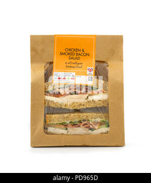 Pack di pollo & bacon sandwich Foto Stock