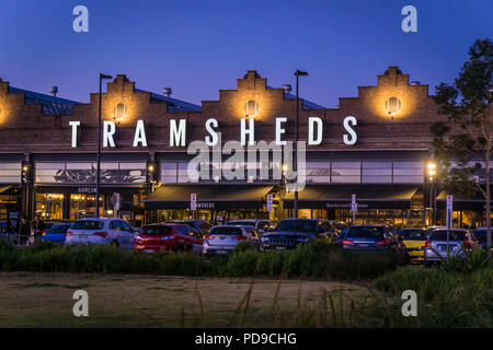 Il Tramsheds in Forest Lodge, Glebe di Sydney Foto Stock