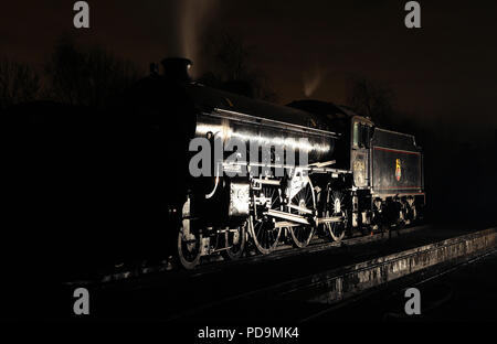 61264 su Buckley pozzetti sparso sulla East Lancs 17.1.14 Ferroviarie Foto Stock