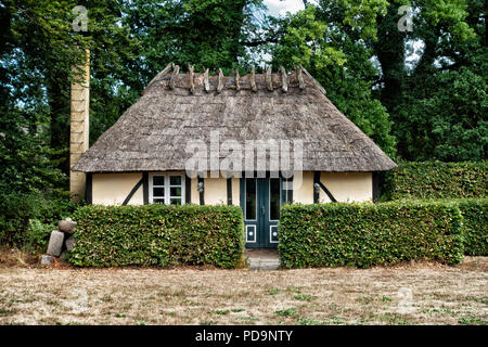 Telaio di vecchia casa in Danimarca vicino Kerkeminde Foto Stock