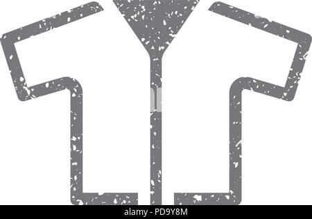 Icona grunge - Camicia Illustrazione Vettoriale