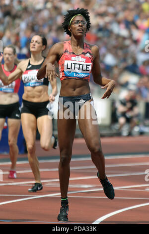 Shamier poco degli STATI UNITI D'AMERICA vince la womens 400 metri ostacoli durante il 2018 Muller anniversario giochi in Londra Foto Stock