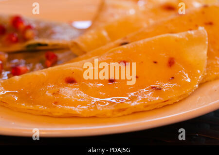 Torta tartara con carni e spezie Foto Stock