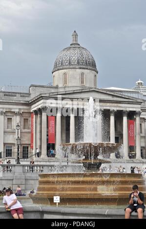 Trafalgar Square, Londra Foto Stock