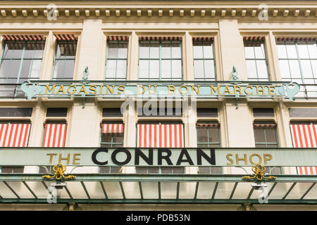 Shopping in Parigi Terence Conran - Il negozio Conran per arredamento contemporaneo nel settimo arrondissement di Parigi, Francia. Foto Stock